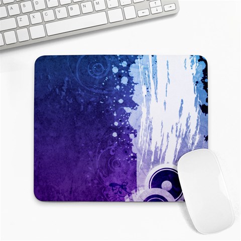 Purple Splash Large Mousepad from ArtsNow.com Front