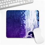 Purple Splash Large Mousepad