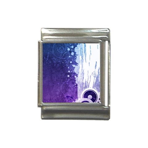 Purple Splash Italian Charm (13mm) from ArtsNow.com Front