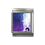 Purple Splash Italian Charm (13mm)