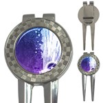 Purple Splash 3-in-1 Golf Divot