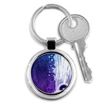 Purple Splash Key Chain (Round)