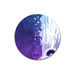 Purple Splash Magnet 3  (Round)