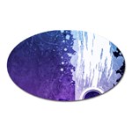 Purple Splash Magnet (Oval)