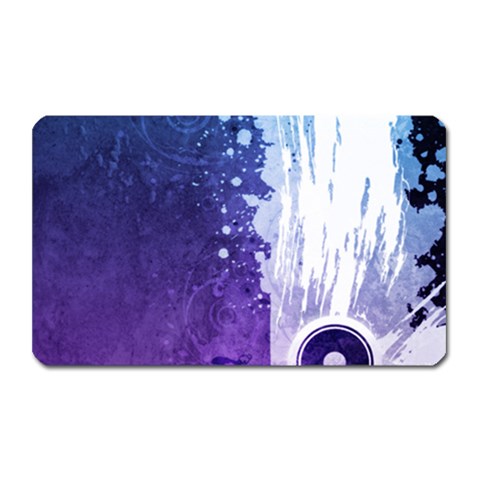 Purple Splash Magnet (Rectangular) from ArtsNow.com Front