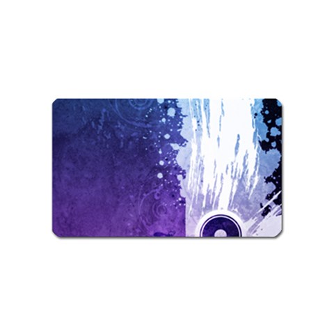 Purple Splash Magnet (Name Card) from ArtsNow.com Front