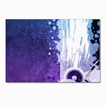 Purple Splash Postcard 4 x 6  (Pkg of 10)