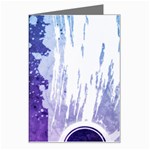 Purple Splash Greeting Card