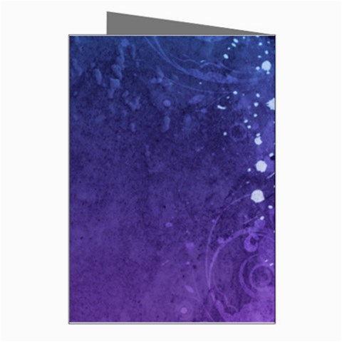 Purple Splash Greeting Card from ArtsNow.com Right