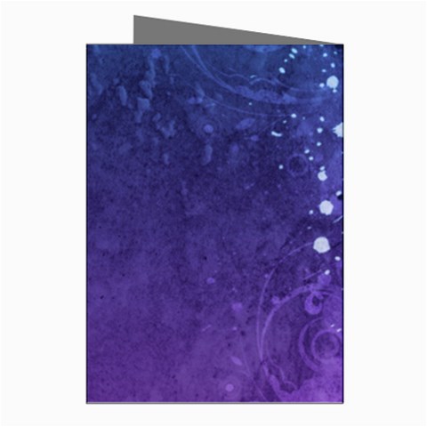 Purple Splash Greeting Cards (Pkg of 8) from ArtsNow.com Right