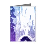 Purple Splash Mini Greeting Card