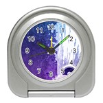 Purple Splash Travel Alarm Clock