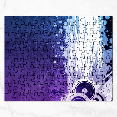 Purple Splash Jigsaw Puzzle (Rectangular) from ArtsNow.com Front