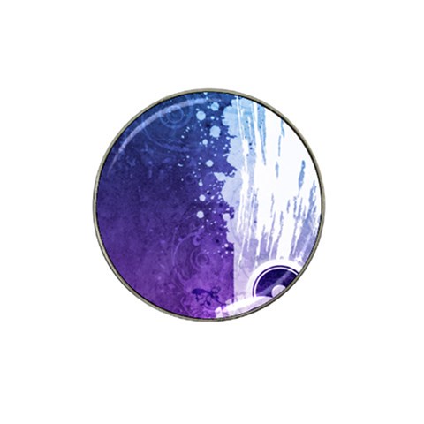 Purple Splash Hat Clip Ball Marker from ArtsNow.com Front