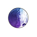 Purple Splash Hat Clip Ball Marker