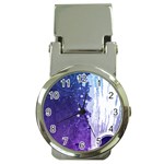 Purple Splash Money Clip Watch