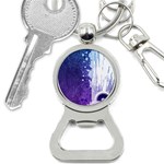 Purple Splash Bottle Opener Key Chain