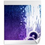 Purple Splash Canvas 8  x 10 