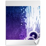 Purple Splash Canvas 12  x 16 