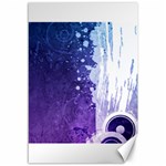 Purple Splash Canvas 12  x 18 