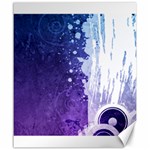 Purple Splash Canvas 20  x 24 