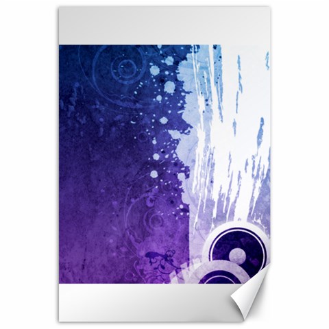 Purple Splash Canvas 24  x 36  from ArtsNow.com 23.35 x34.74  Canvas - 1