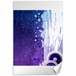 Purple Splash Canvas 24  x 36 