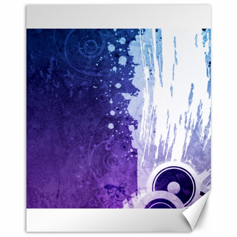 Purple Splash Canvas 11  x 14  from ArtsNow.com 10.95 x13.48  Canvas - 1