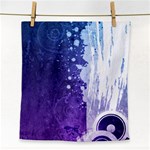 Purple Splash Face Towel