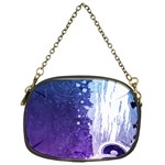 Purple Splash Chain Purse (One Side)