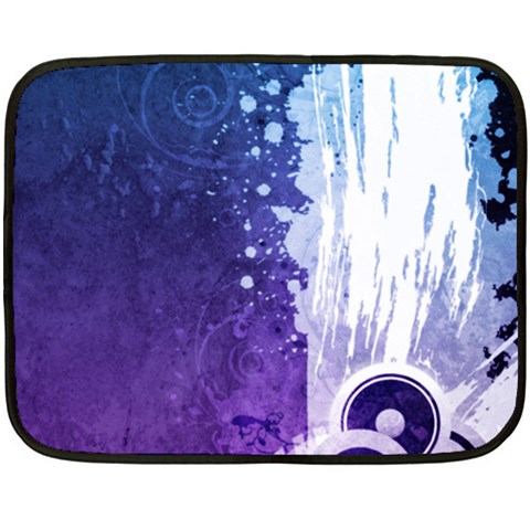 Purple Splash Fleece Blanket (Mini) from ArtsNow.com 35 x27  Blanket