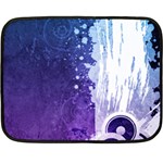 Purple Splash Double Sided Fleece Blanket (Mini)