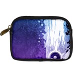 Purple Splash Digital Camera Leather Case