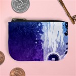 Purple Splash Mini Coin Purse