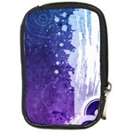 Purple Splash Compact Camera Leather Case