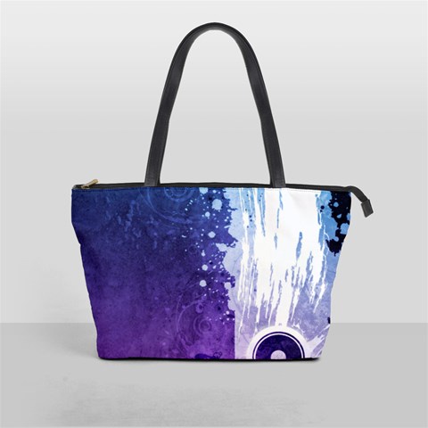 Purple Splash Classic Shoulder Handbag from ArtsNow.com Front