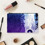 Purple Splash Cosmetic Bag (Medium)