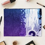 Purple Splash Cosmetic Bag (XL)