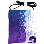 Purple Splash Shoulder Sling Bag