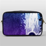 Purple Splash Toiletries Bag (One Side)