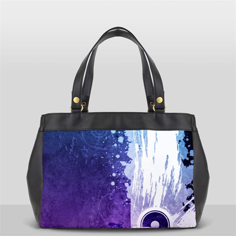 Purple Splash Oversize Office Handbag from ArtsNow.com Front