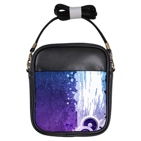 Purple Splash Girls Sling Bag from ArtsNow.com Front