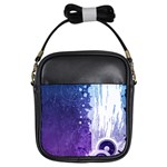 Purple Splash Girls Sling Bag