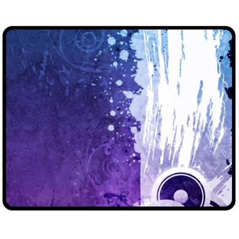 Purple Splash Fleece Blanket (Medium) from ArtsNow.com 60 x50  Blanket Front