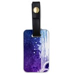 Purple Splash Luggage Tag (one side)