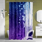 Purple Splash Shower Curtain 48  x 72  (Small)