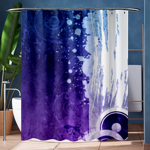 Purple Splash Shower Curtain 60  x 72  (Medium) from ArtsNow.com 60 x72  Curtain