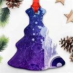 Purple Splash Ornament (Christmas Tree) 