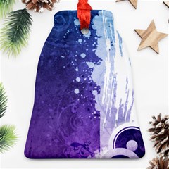 Purple Splash Bell Ornament (Two Sides) from ArtsNow.com Back