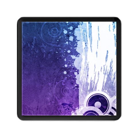 Purple Splash Memory Card Reader (Square) from ArtsNow.com Front